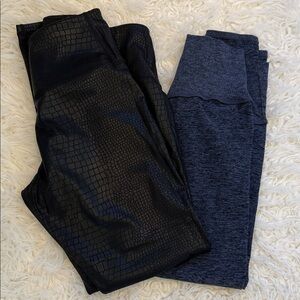 Black and Gray Leggings Set